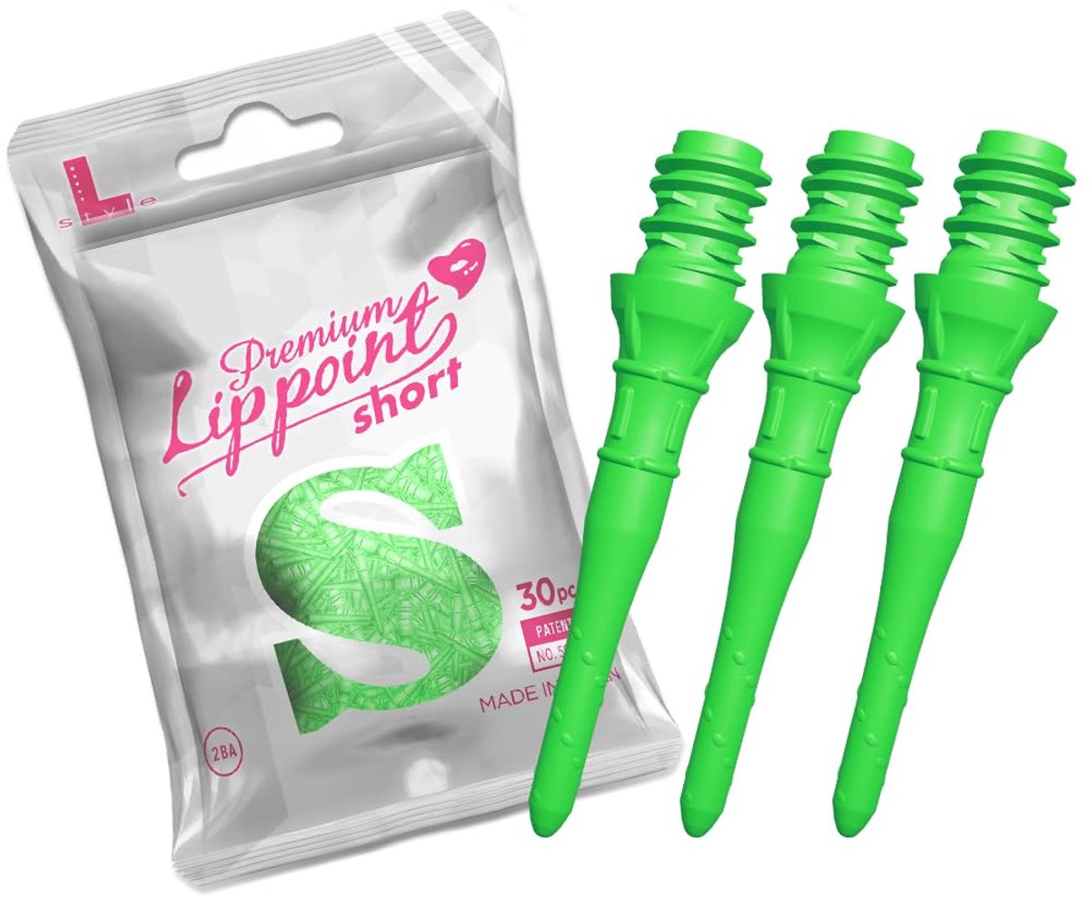 Dartpunten Neon Groen 30 Stuks