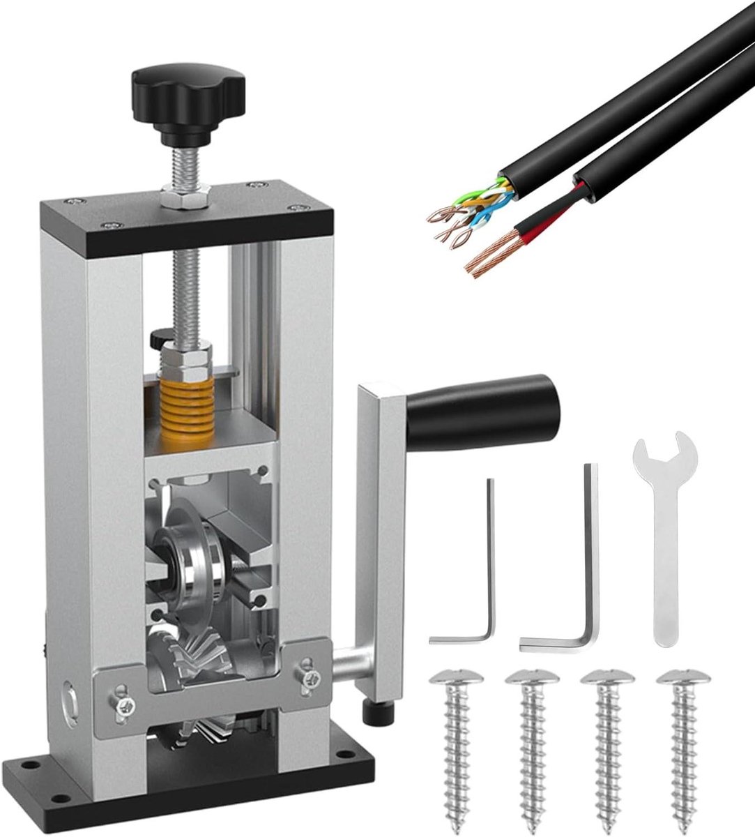 Handmatige Draadstripper - Kabelstripper Machine - Draden Strippen - Dubbele Gebruiksmodus - 1-25 mm - Metaal