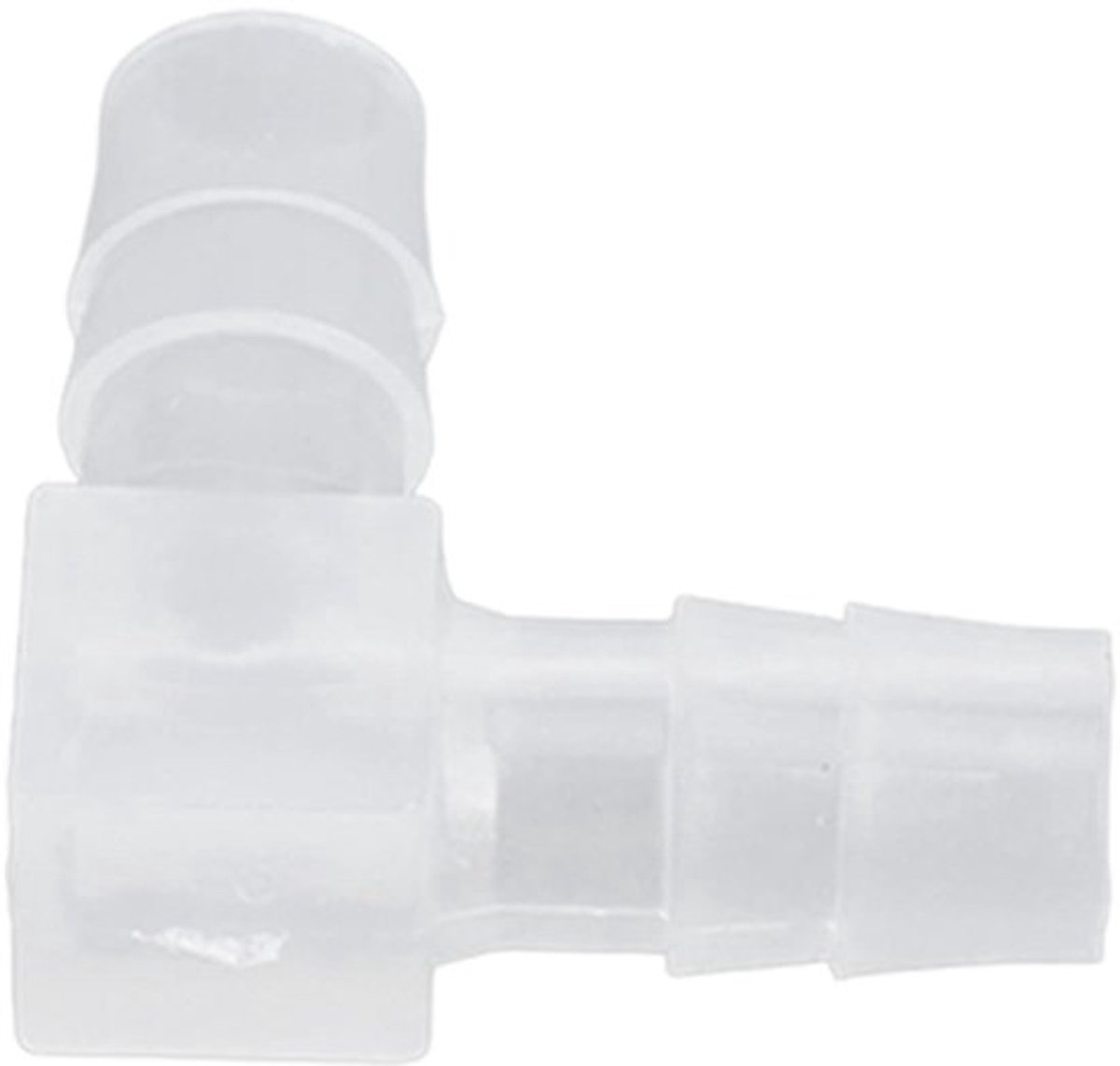 10Pcs Plastic Elleboog Slangtule - 90 Grad Fitting - Functionele adapter - 8 mm - Prikkeldraad Joint - Geschikt voor industriële toepassi...