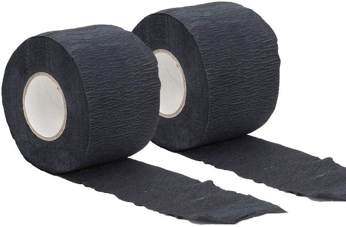 Nekstrips Kapper - Nekpapier Haar - Haarstyling Beschermen - Zelfklevende Sluiting - 2 Rollen - Zwart