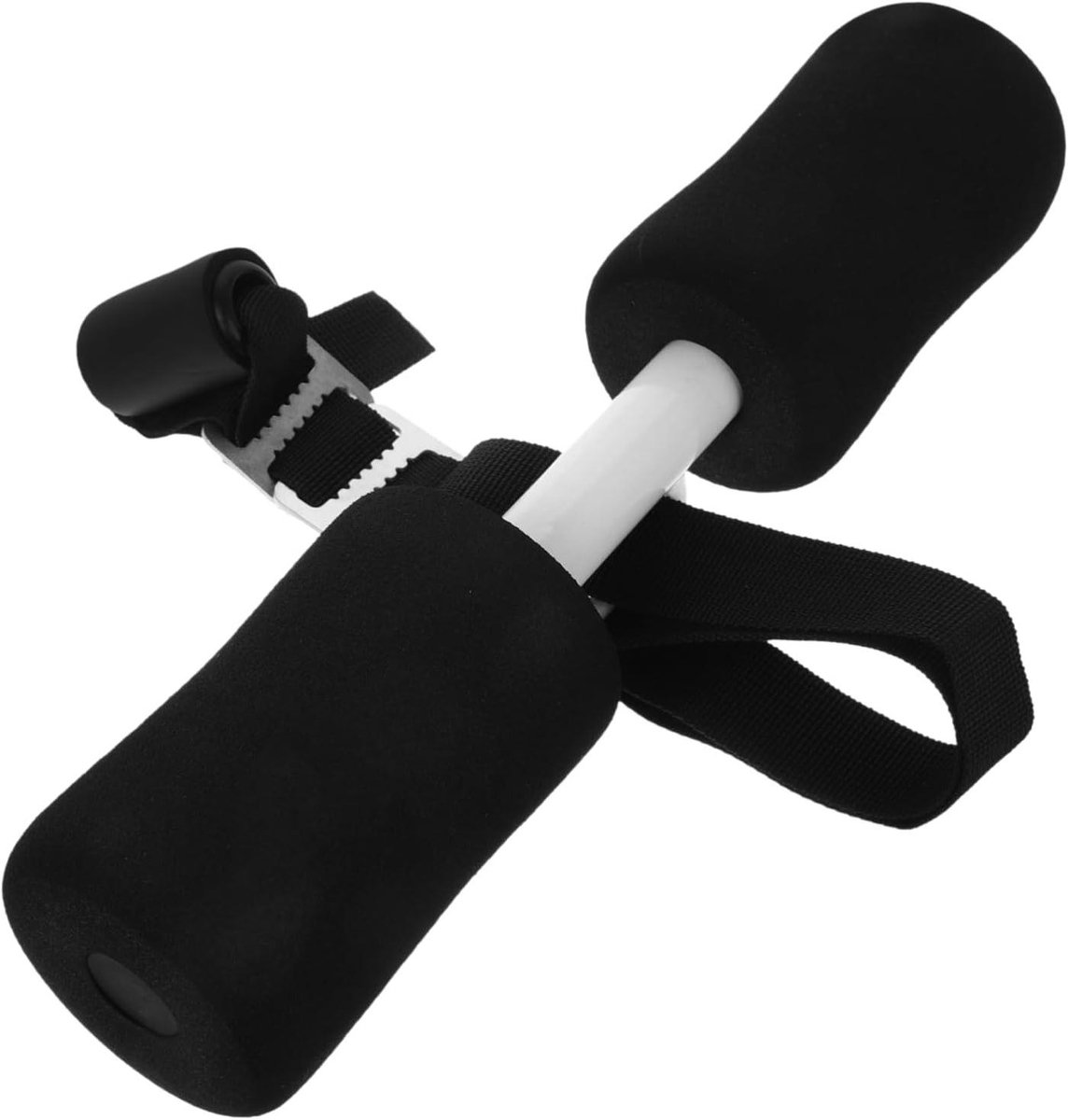 Buikspier Trainer - Sit-up Hulpmiddel - Thuis Fitness - Verstelbare Ondersteuning - 30 cm - Zwart