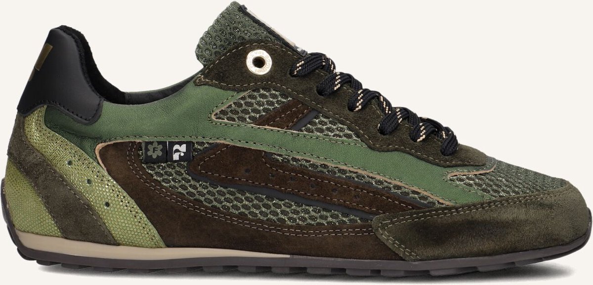 Floris Van Bommel Sfw-10150 Illvi Sneakers - Suède - Dames - Donkergroen - Maat 39