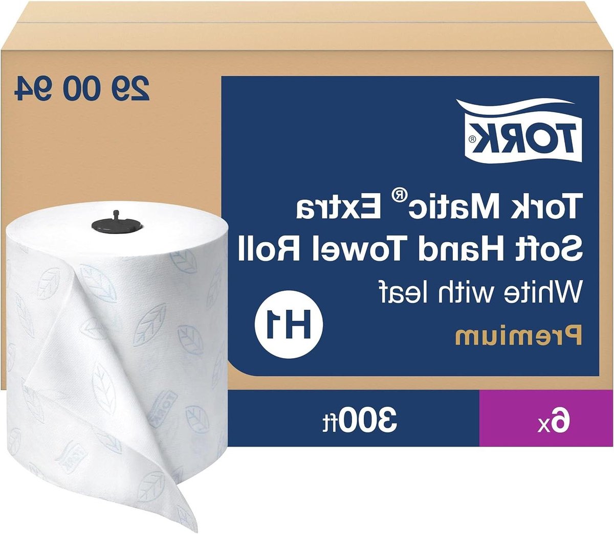 Papieren Handdoekrollen - Zachte Keukenrol - Hygiënisch Afdrogen - Extra Zacht 2-laags - 6 Rollen 300 Voet - Wit