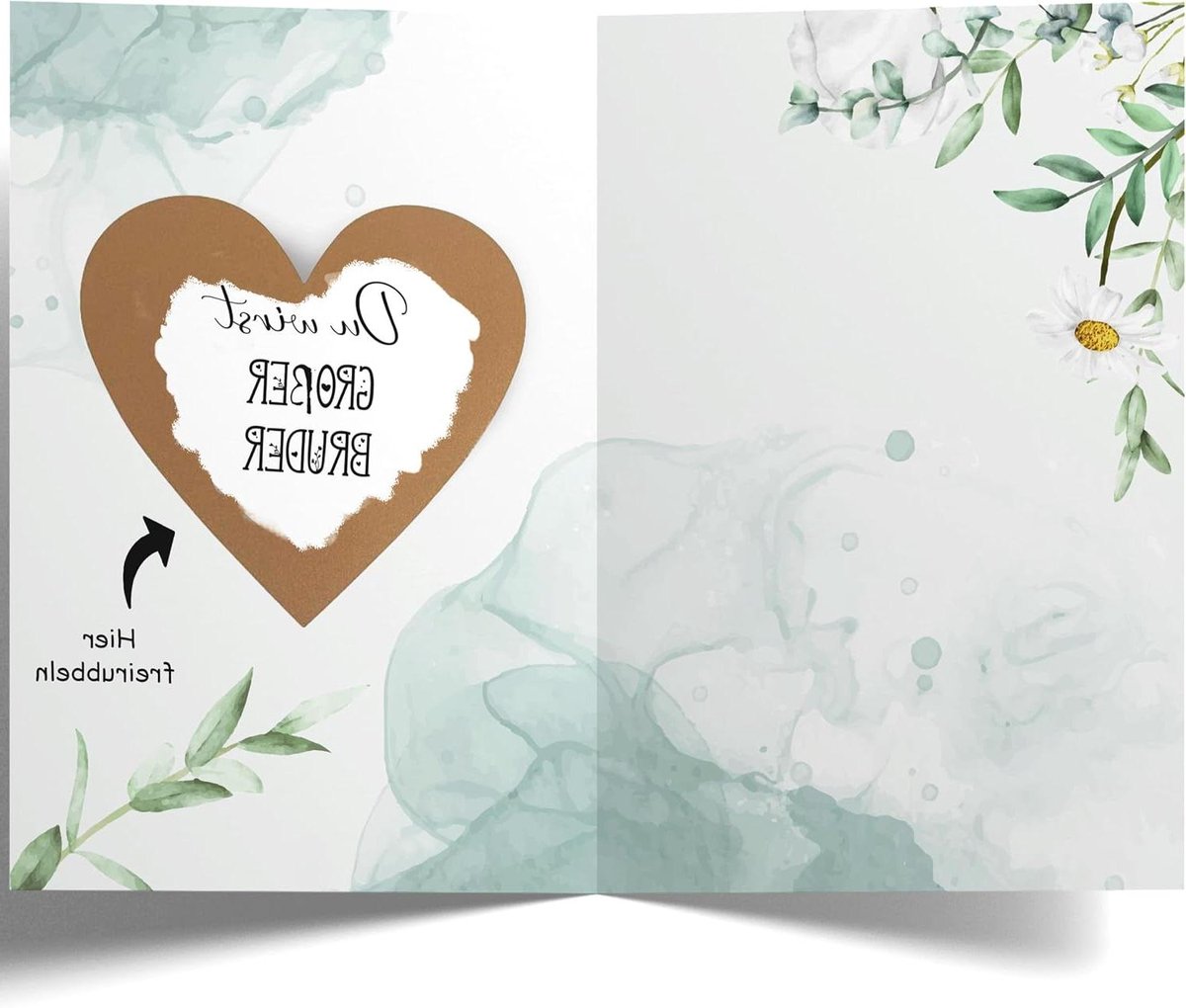 Kraskaart Grote Broer - Zwangerschapsaankondiging Verrassing - Grootouders Verrassen - Uniek Emotioneel Cadeau - A6 Kaart - Broer
