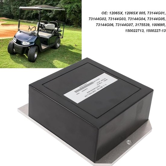 Golfkar Controller - Snelheidsregelaar Golfkar - Golfen Verbeteren - Realtime Motorbewaking - 36V 300A - Zwart — afbeelding 3