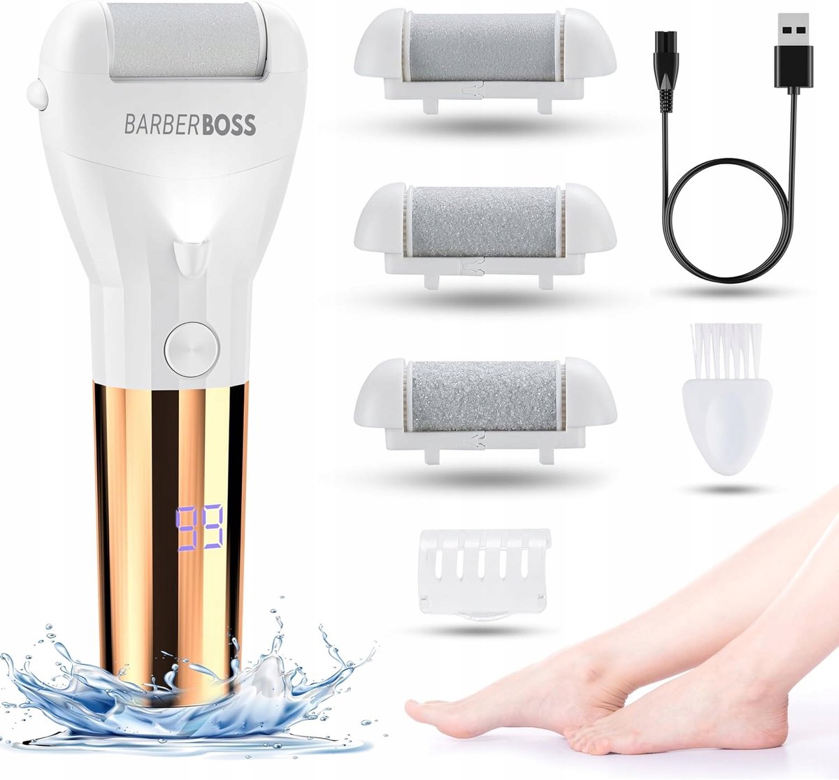 Elektrisch Voetvijl voor Harde Huid - Professionele Pedicure