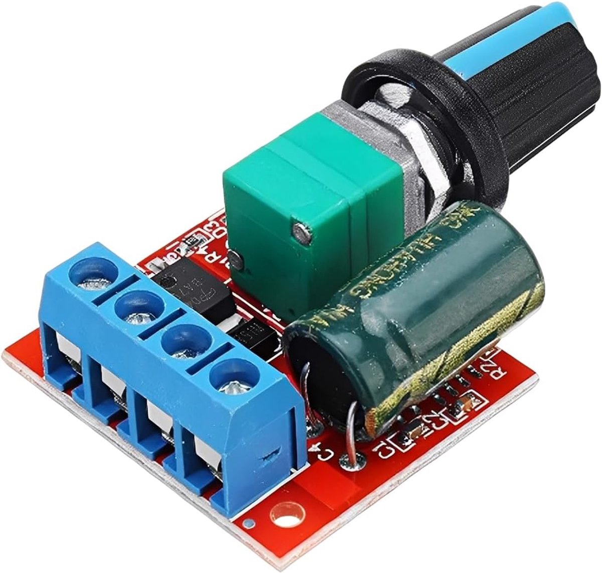 6 stuks snelheidsregelaar, PWM DC-motor, potentiometer 5V-35V volt, variabele spanningsregelaar, schakelmodule instelbare snelheid