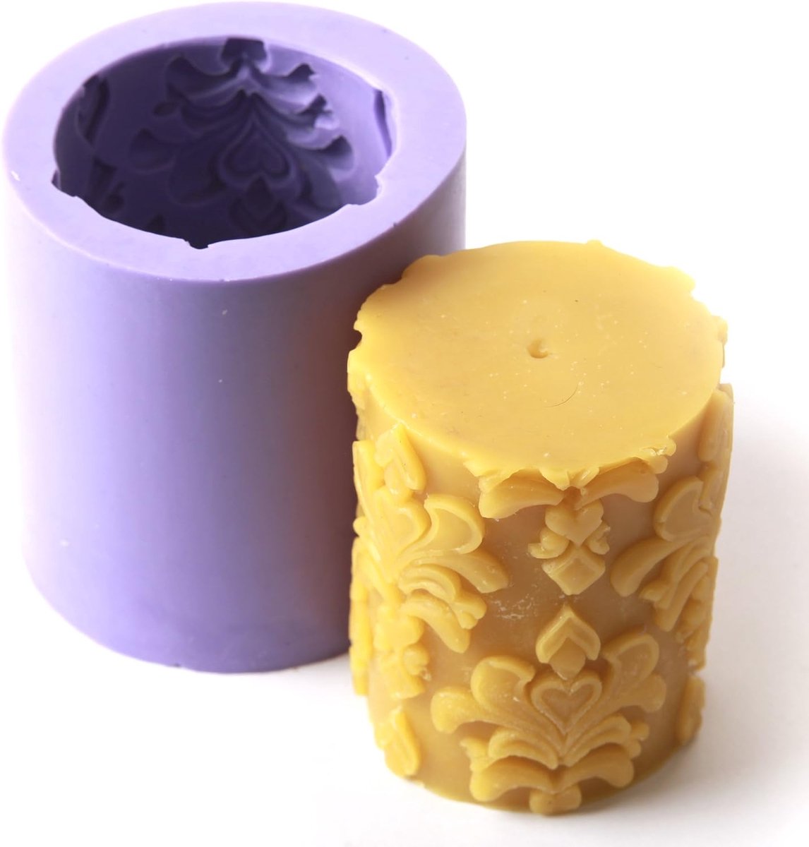 Wereld van Moulds Pack van 5 Ronde Cilindervorm, Silicone 11 x 9 x 45 cm