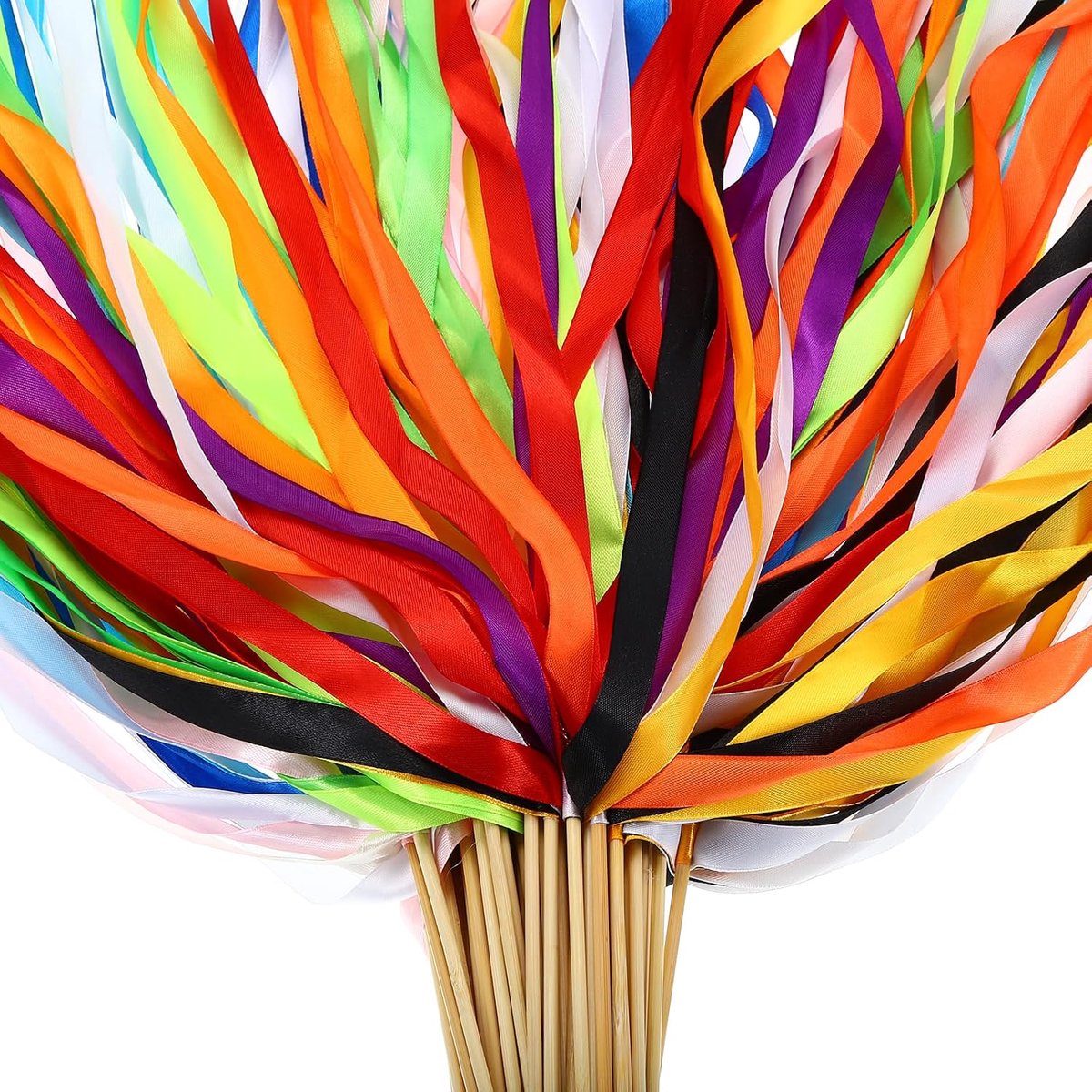 100 stuks slingers voor bruiloftsfeesten, kleurrijke slingers, slingers voor feestjes, met klokken voor bruiloftsfeesten, feesten, activiteiten, meerkleurig