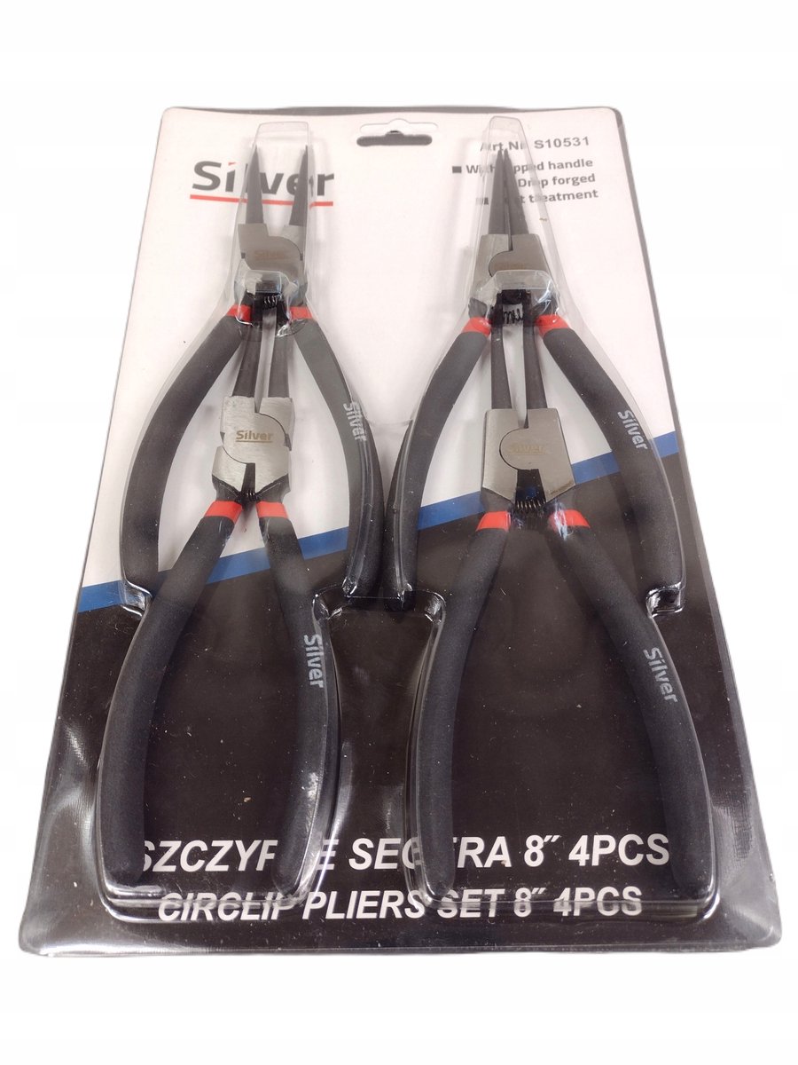 Seger Tangenset 8" - 4 Delen