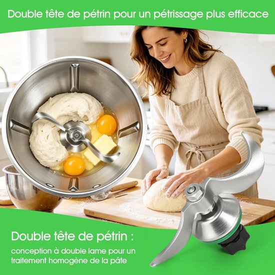 Mes voor Vorwerk Thermomix TM7 TM5 TM6 accessoires Thermomix TM7 TM5 Tm6 stalen lemmet — afbeelding 4