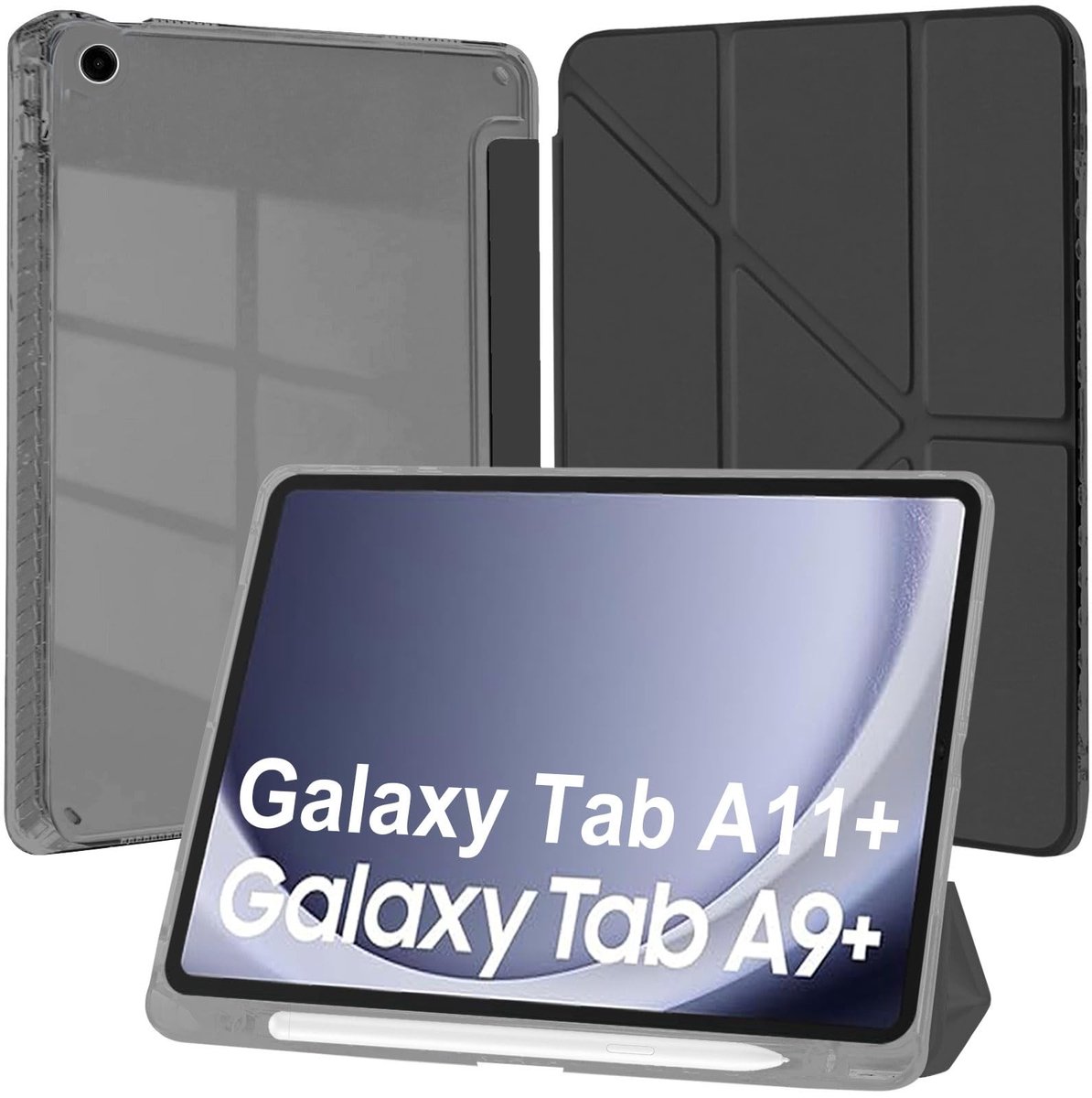 SolidKeus - Tablet Case voor Samsung Galaxy Tab A9+ met Pencil Holder