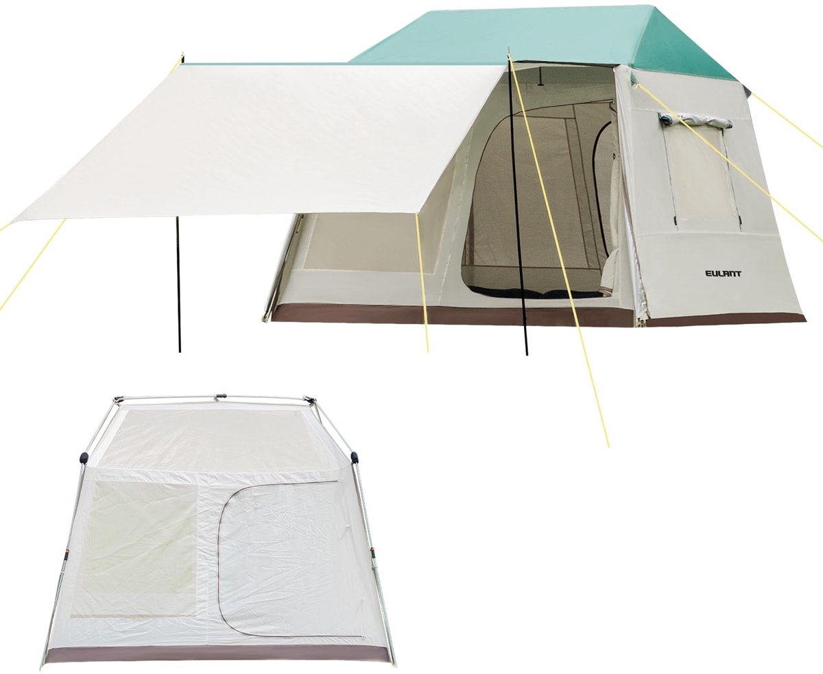 SolidKeus - Familie Tent voor 2-4 Personen, Waterdicht en Geschikt voor Kamperen