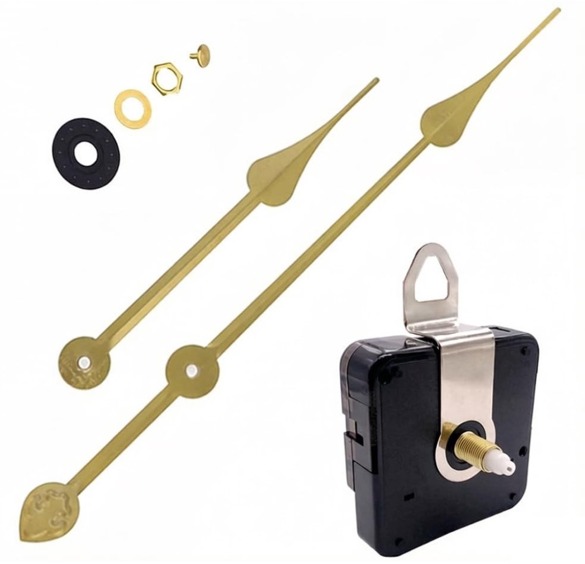 SolidKeus - Wandklok Mechanisme met Stille Quartz Beweging