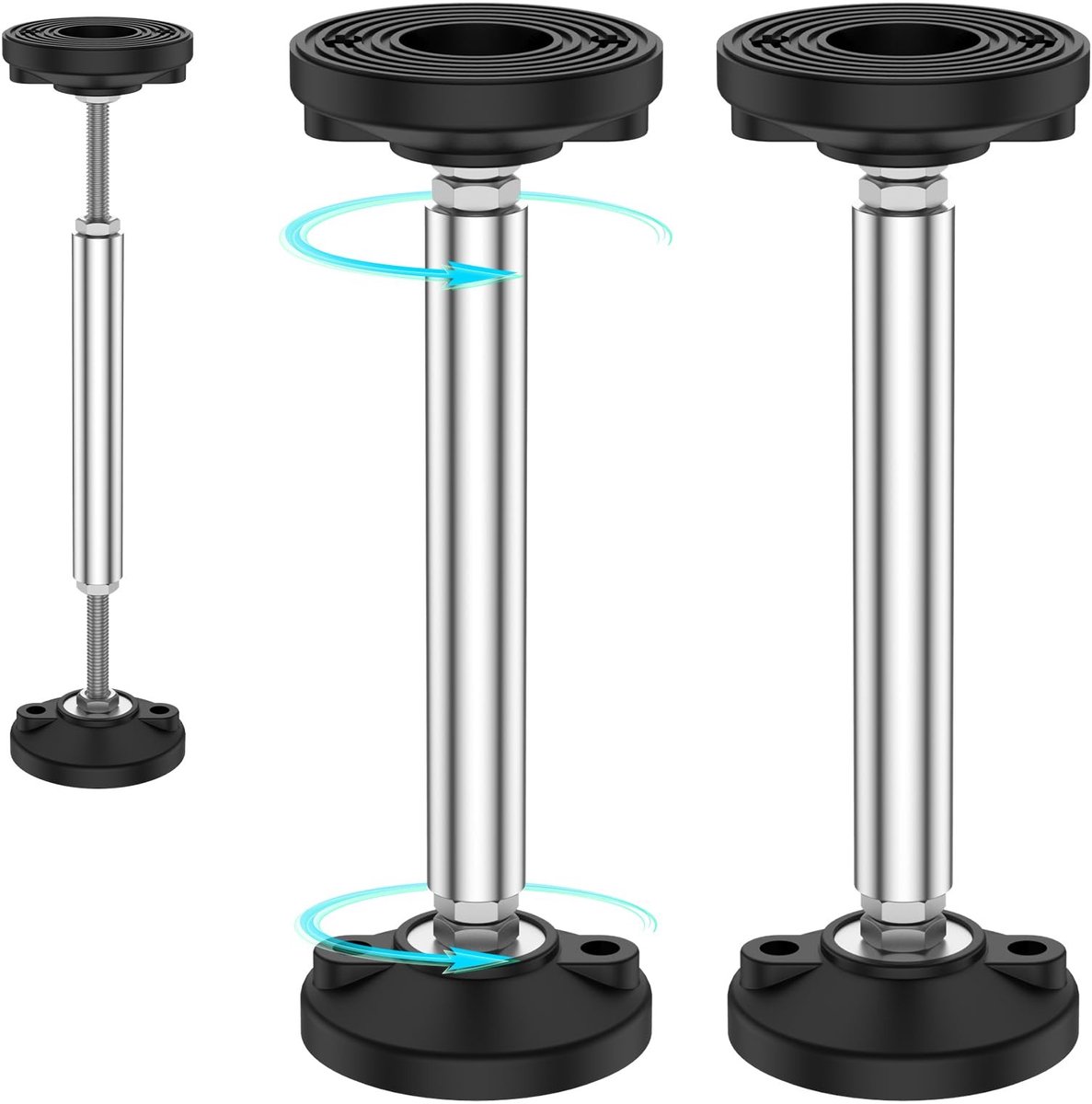 SolidKeus - Set van 2 Uittrekbare Steunstangen (28-42 cm)