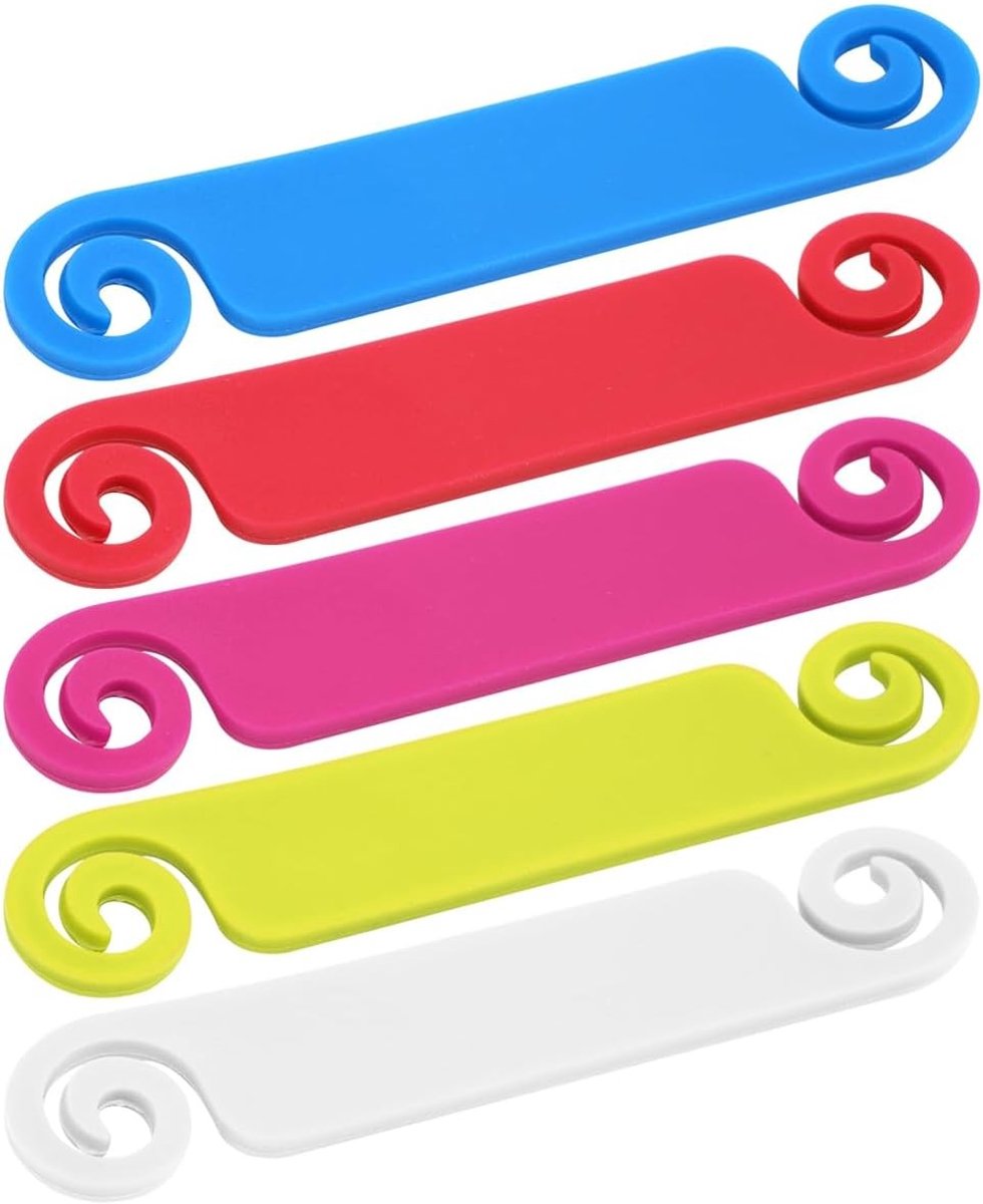 Multicolor Kabel Identificatie Labels - 50 Stuks Duidelijke Draadmarkeringen voor Thuis, Kantoor en Industrie, Eenvoudig Te Gebruiken Systeem voor Kabelbeheer