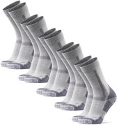 DANISH ENDURANCE Wandelsokken - Ademend Merino Wol met Blarenbescherming - Unisex - 5 Paar - Maat 39-42