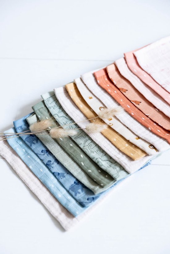 Tetra washandjes 3-pack mix - Lively Lion van Merkloos — afbeelding 5