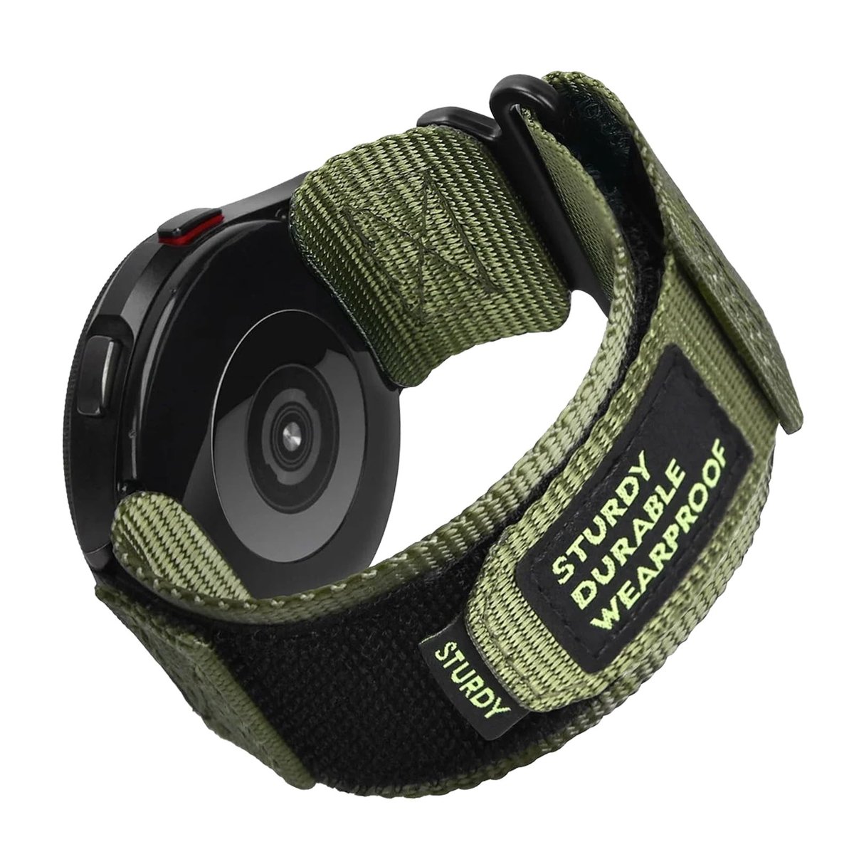 SolidKeus - Nylon Horlogeband voor Samsung Galaxy Watch 20mm