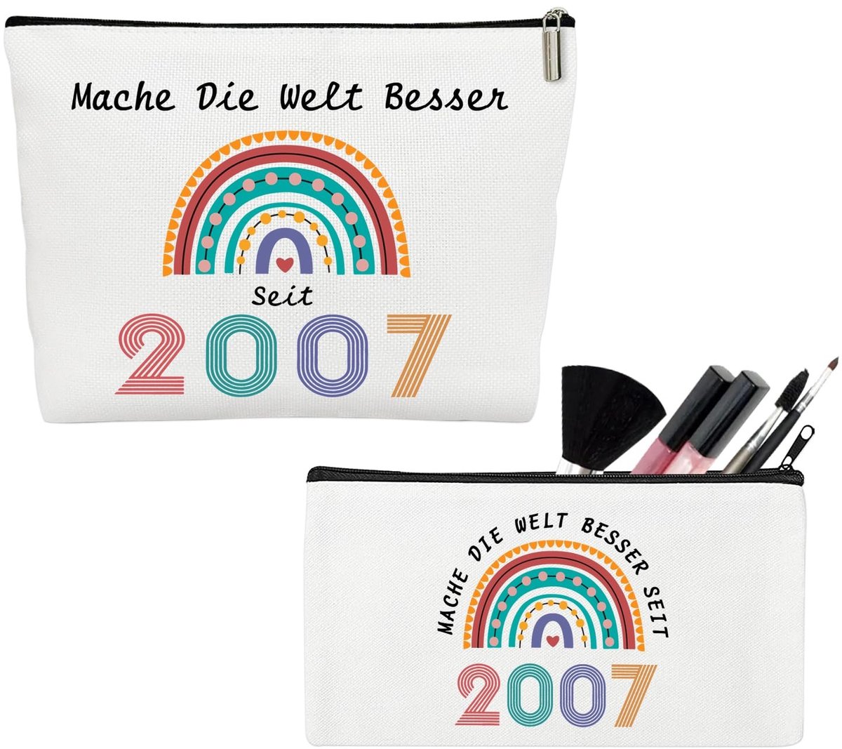 SolidKeus - Persoonlijke Makeup Tas voor 40ste Verjaardag