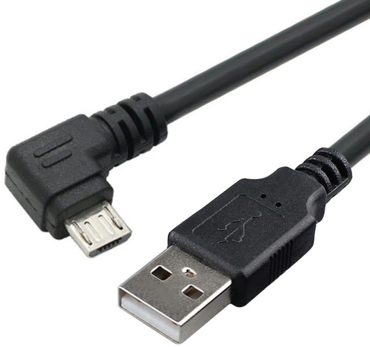 SolidKeus - Micro USB 2.0 naar USB 2.0 Type-A Data Kabel 150cm