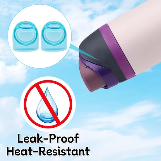 2 Vervangstopen van Siliconen voor Dop Owala FreeSip,Rubber Afdichtingsonderdelen Drinkfles Vervangingsonderdelen-Accessoires voor Onderdelen Vervangdop Owala 470 560 710 740 950 1180 ml-Bn4 — afbeelding 3