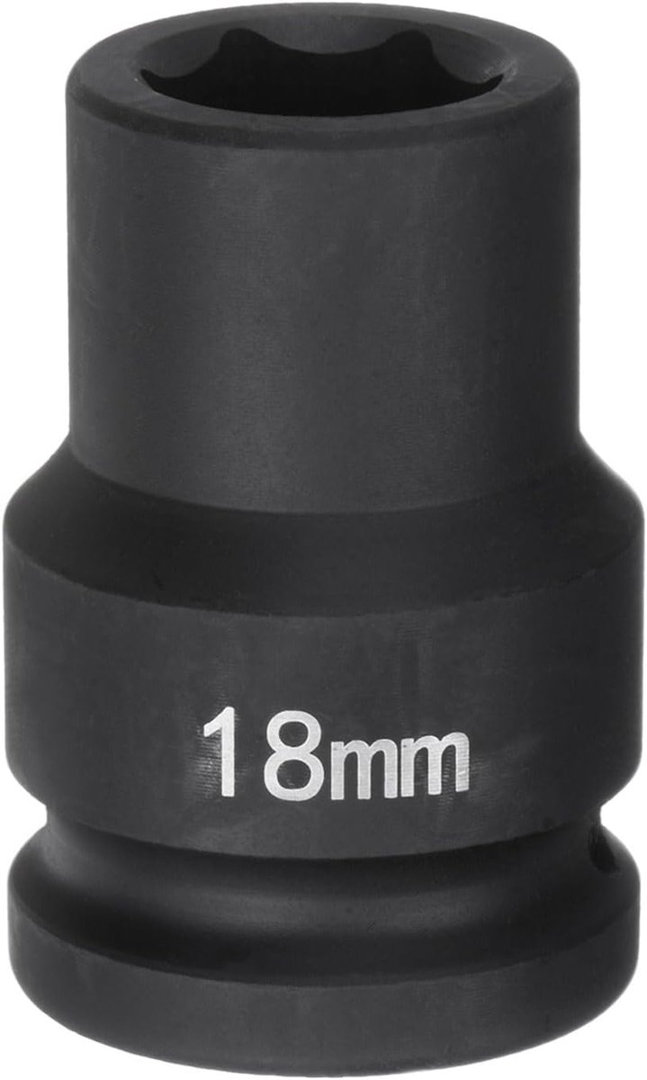 6-punts slagbus 3/4 inch aandrijving 18 mm metrisch van gelegeerd staal 40 Cr voor moer as slagbus