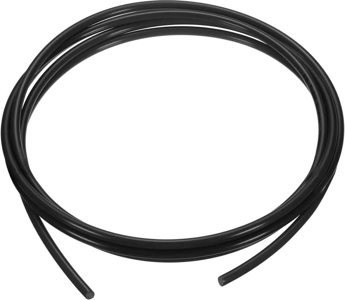 PE-buis 5/32 inch ID x 1/4 inch OD (4 mm x 6 mm), 3 meter flexibele waterslang, polyethyleen slangbuis voor omgekeerde osmosesystemen waterfilters, zwart