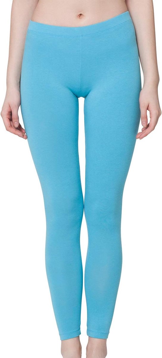 Dameslegging, elastische jersey broek van katoen