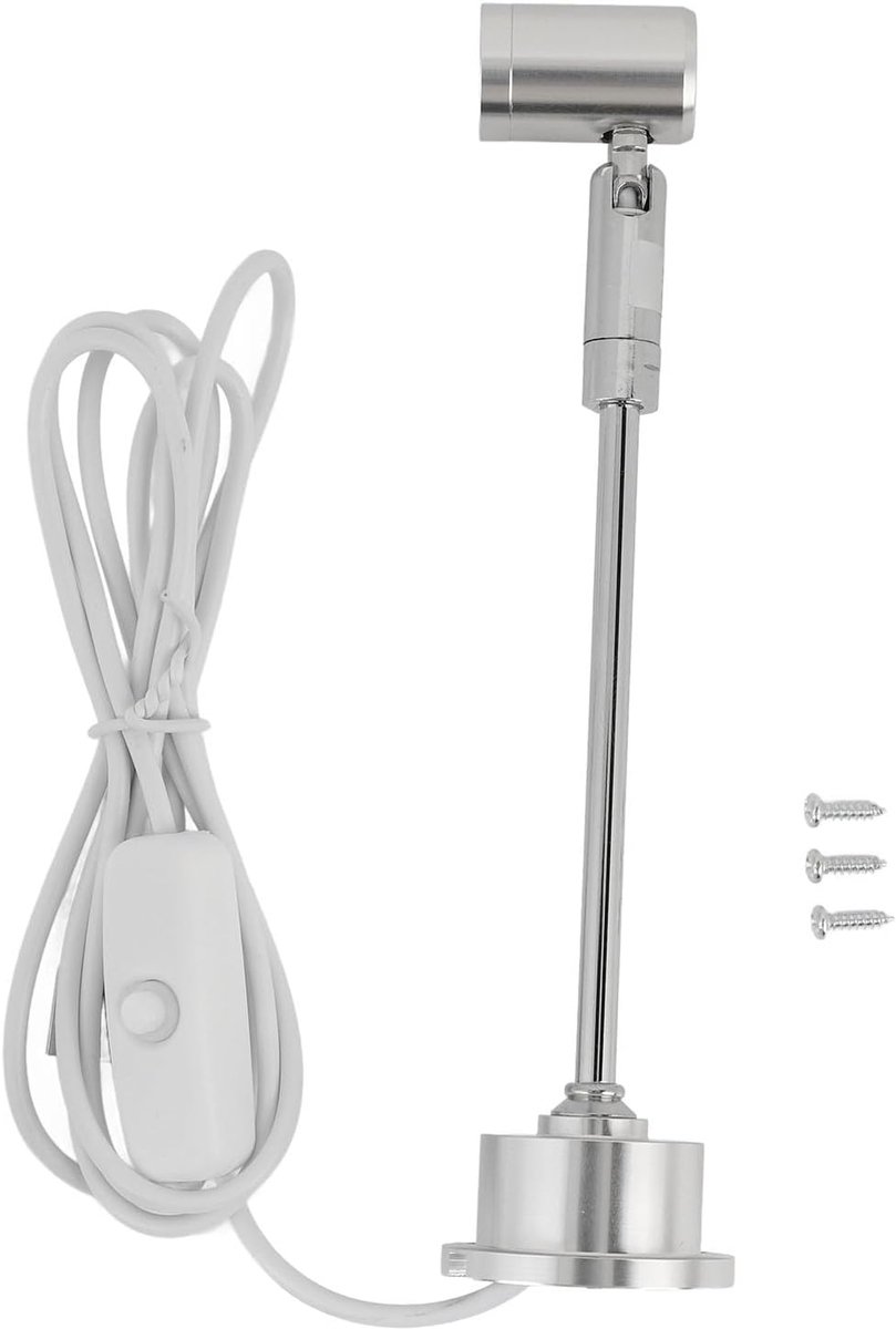 Showcase -Lamp, Mini Spot Koplight Verlichtingskastlamp Show Light Lamp USB 5V voor Schilderijen Sieraden Showcase (Witte verlichting)