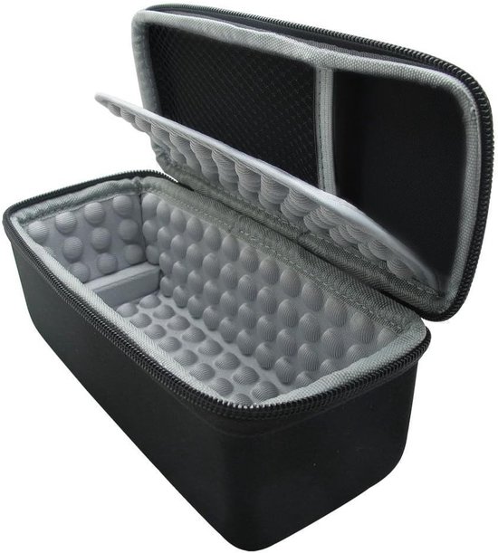 Opbergtas voor JBL Flip 5/4/3 voor Bose SoundLink Mini Logitech Boom EU, beschermhoes, draagtas, bluetooth-luidspreker, duurzaam, schokbestendig, zwart — afbeelding 3