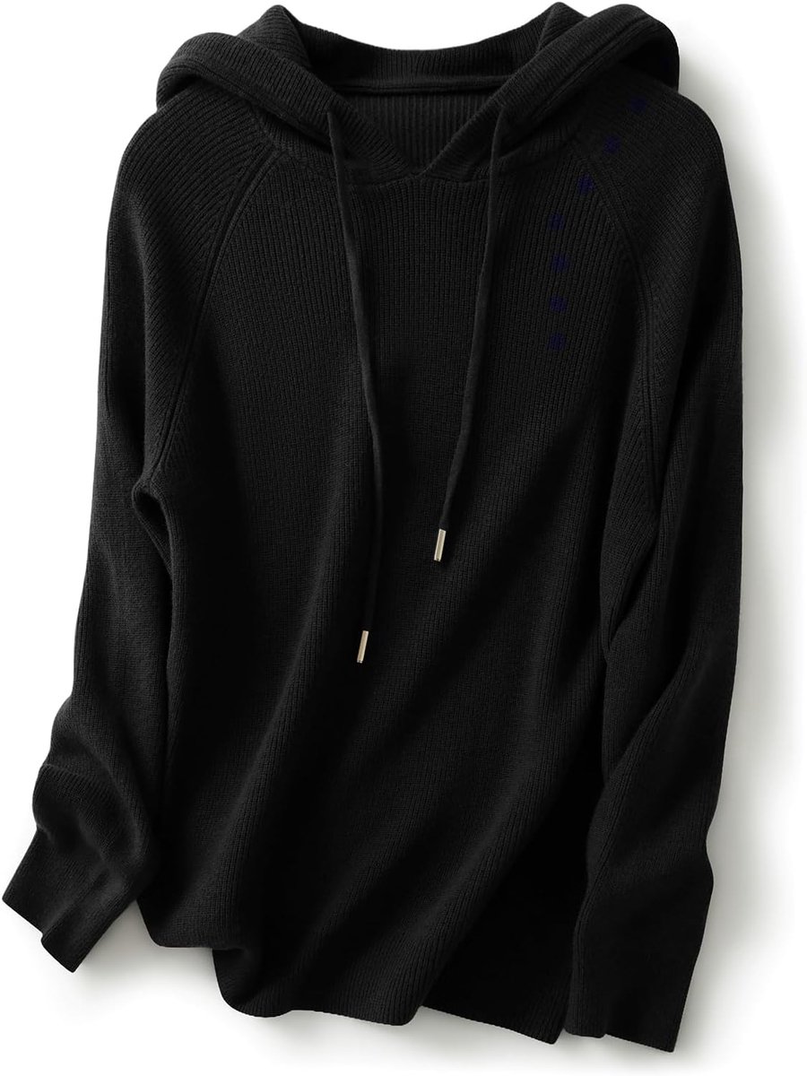 Hoodies 2025 herfst winter casual ronde hals sweatshirt lange mouwen gebreide trui trekkoord