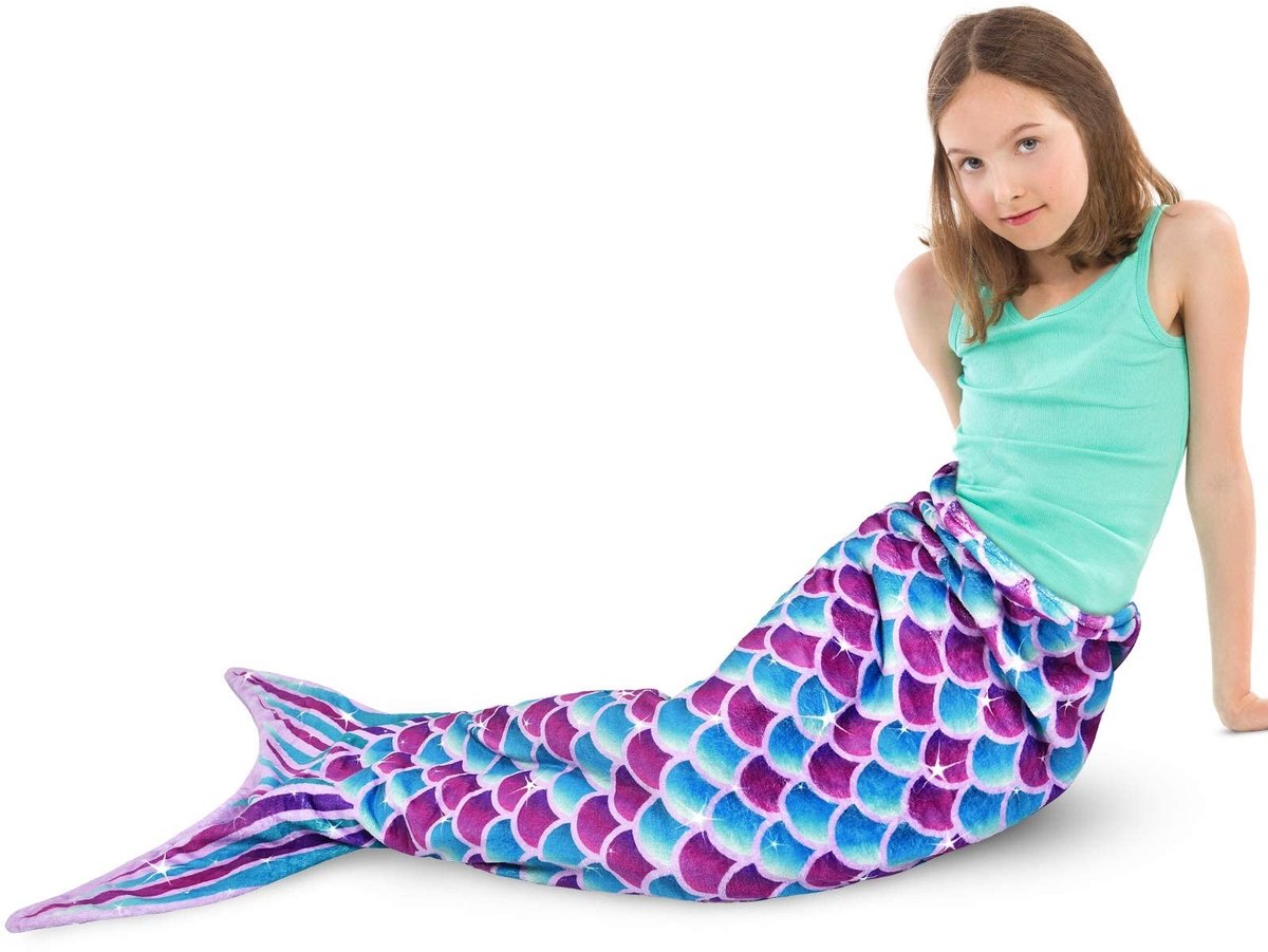 Omgoods - Zeemeermin Dekbeddeken voor Meisjes, Fishtail Ontwerp