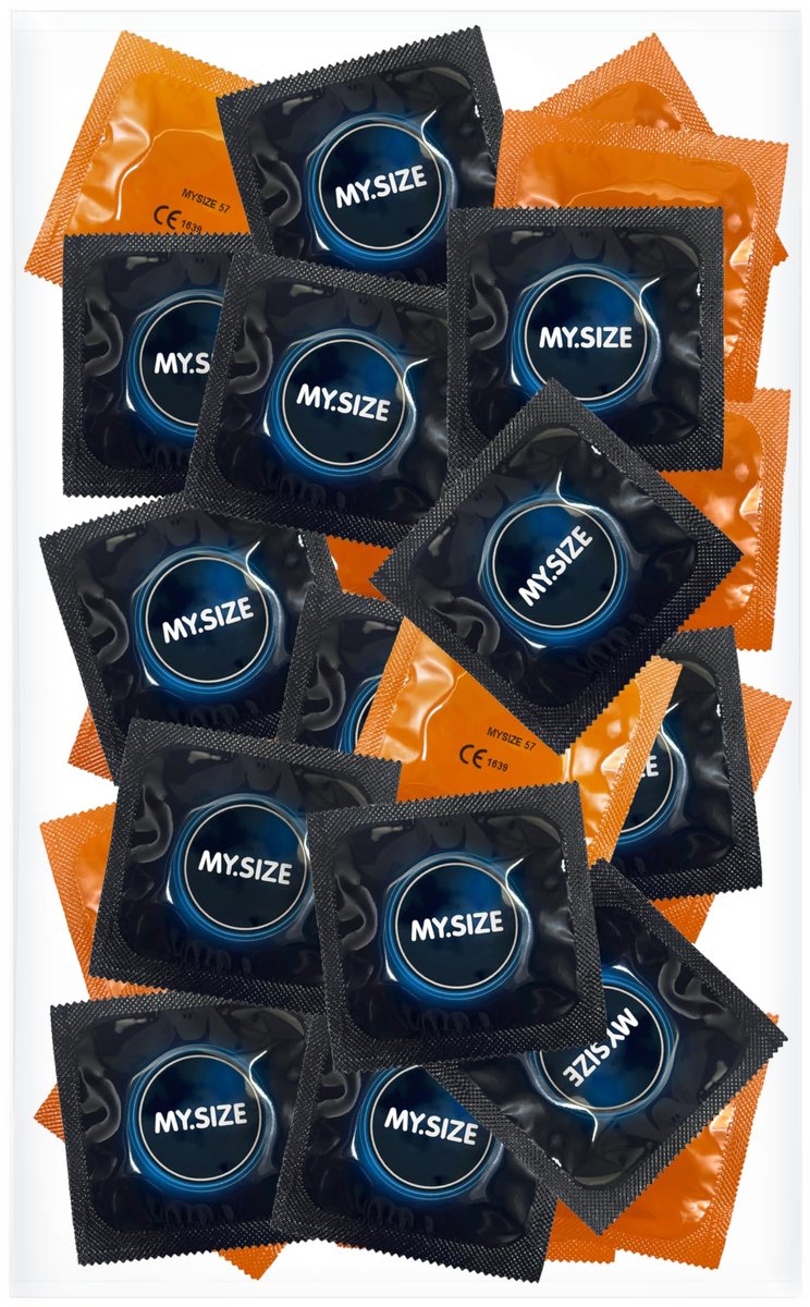 MY.SIZE 57mm condooms, 25 stuks in zak – Condooms voor mannen