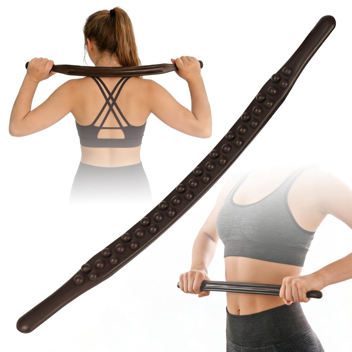 Omgoods - Gua Sha Massagestaaf met 37 Massageparels voor Spierontspanning