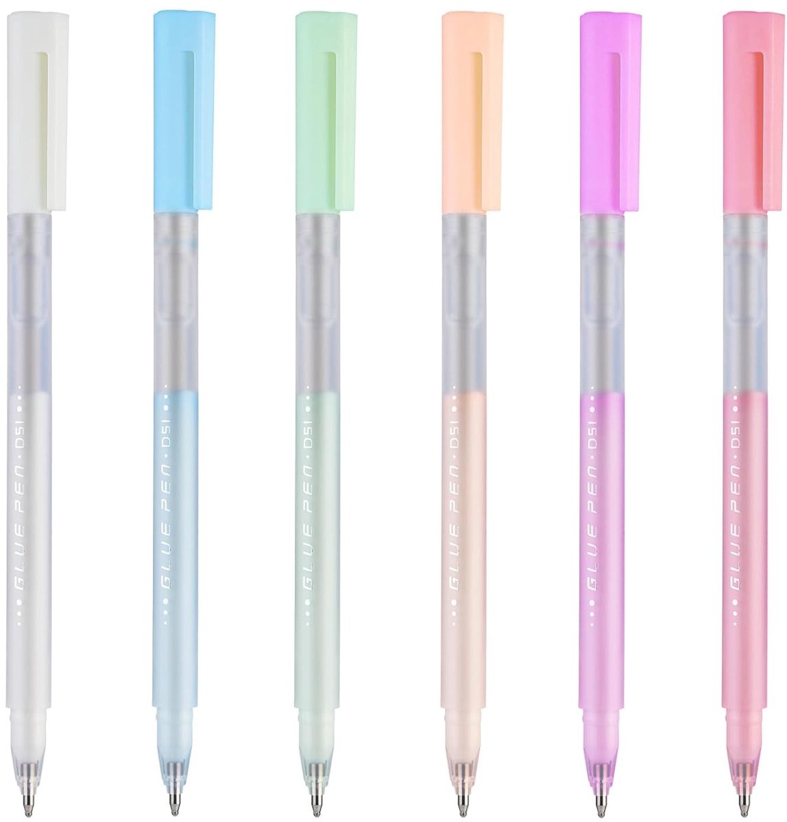 Pack van 6 Sneldrogende Lijmstiften voor DIY Knutselprojecten, Scrapbooking en Textielbewerking