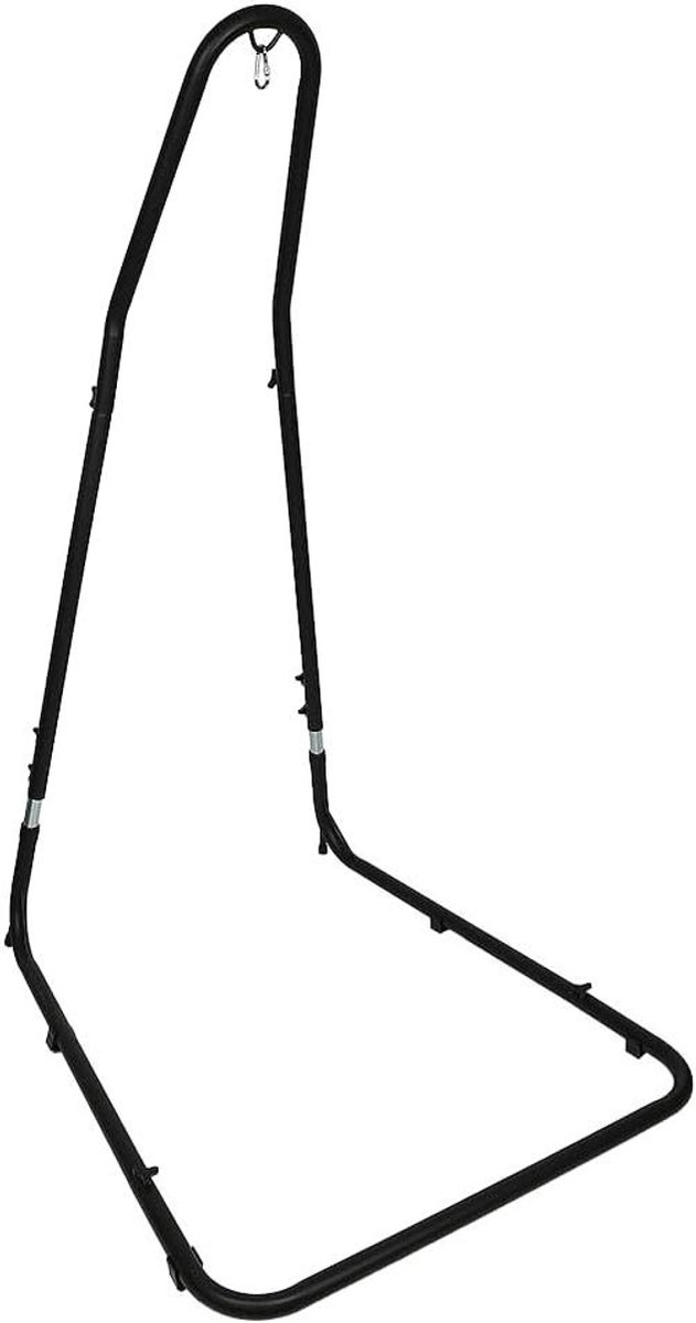Hangmat standaard - Hangstoel houder - Ontspannen buiten - Robuust stalen frame - 120 kg draagkracht - Zwart