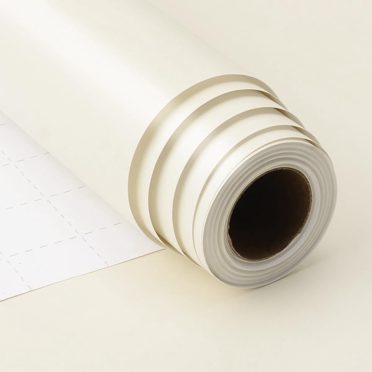 Cadeaupapier, 43 cm x 10 m, wit inpakpapier voor Kerstmis, verjaardag, bruiloft, verjaardag, babyshower
