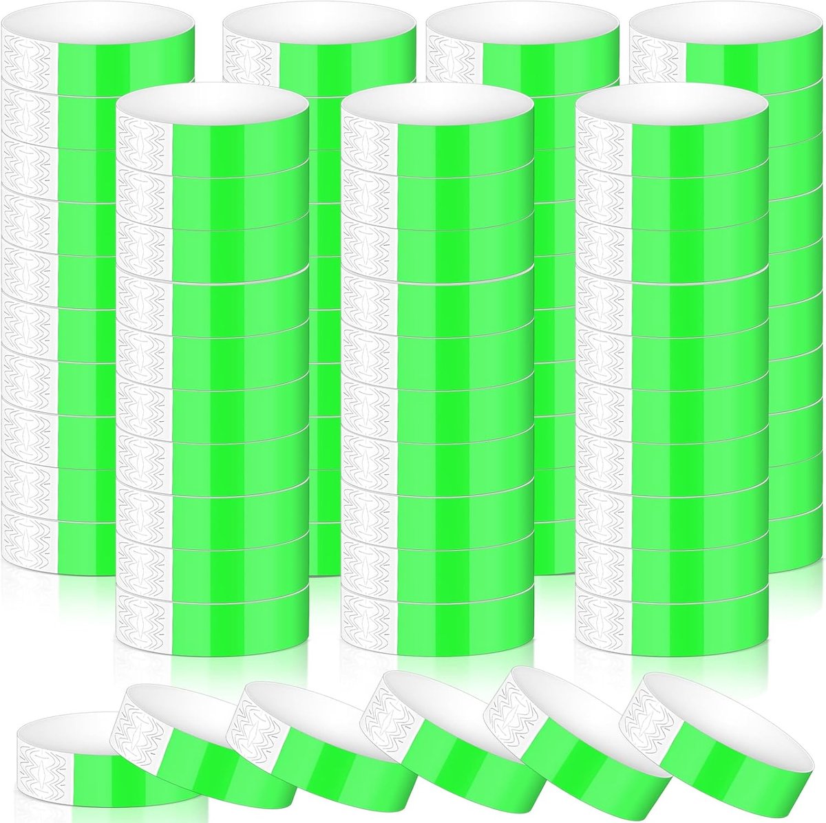 600 stuks festivalarmbanden, waterdichte toegangsbanden, lichte inlaatbanden, papier, controlebanden, beveiligingsbanden voor evenementen, feesten, veiligheid, nachtclubs, waterparken