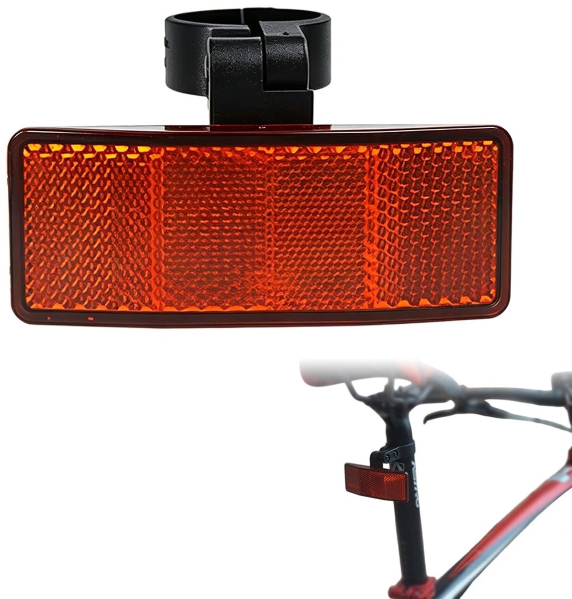 SolidKeus - Catadioptrische Achterreflector voor Motorfiets met T-houder