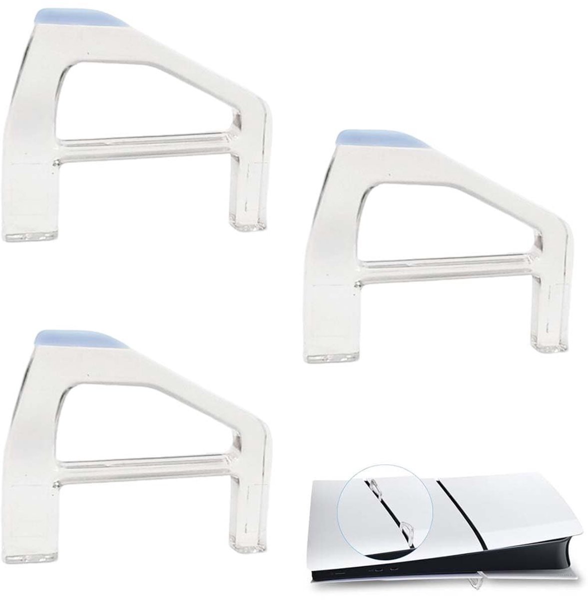 SolidKeus - 3-delige PS5 Slim Stand Set