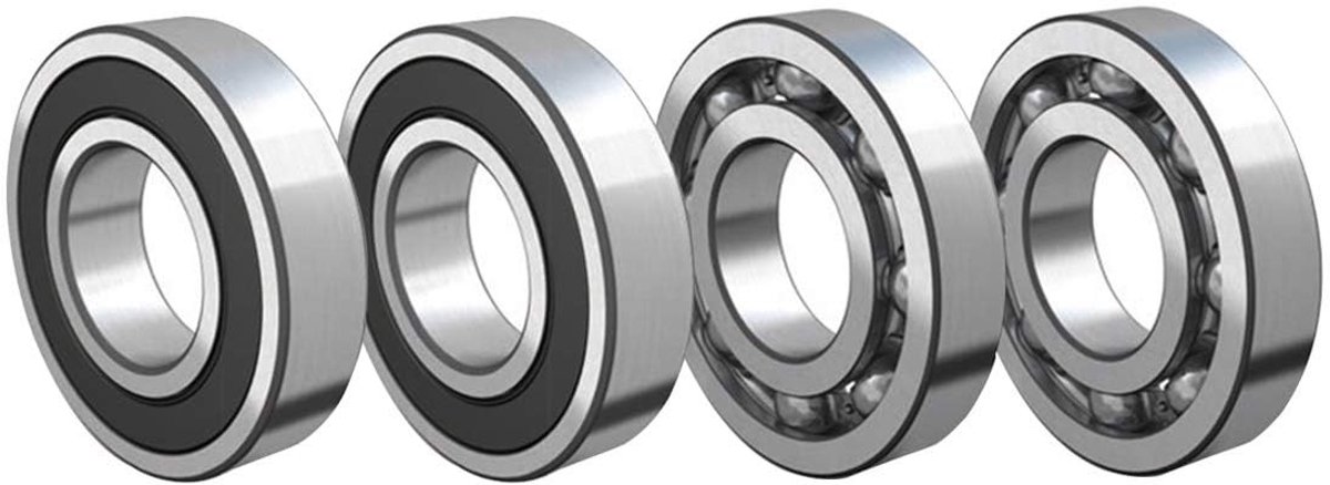SolidKeus - Set van 4 Geleidekogellagers 6205-2RS met Dubbele Sealing