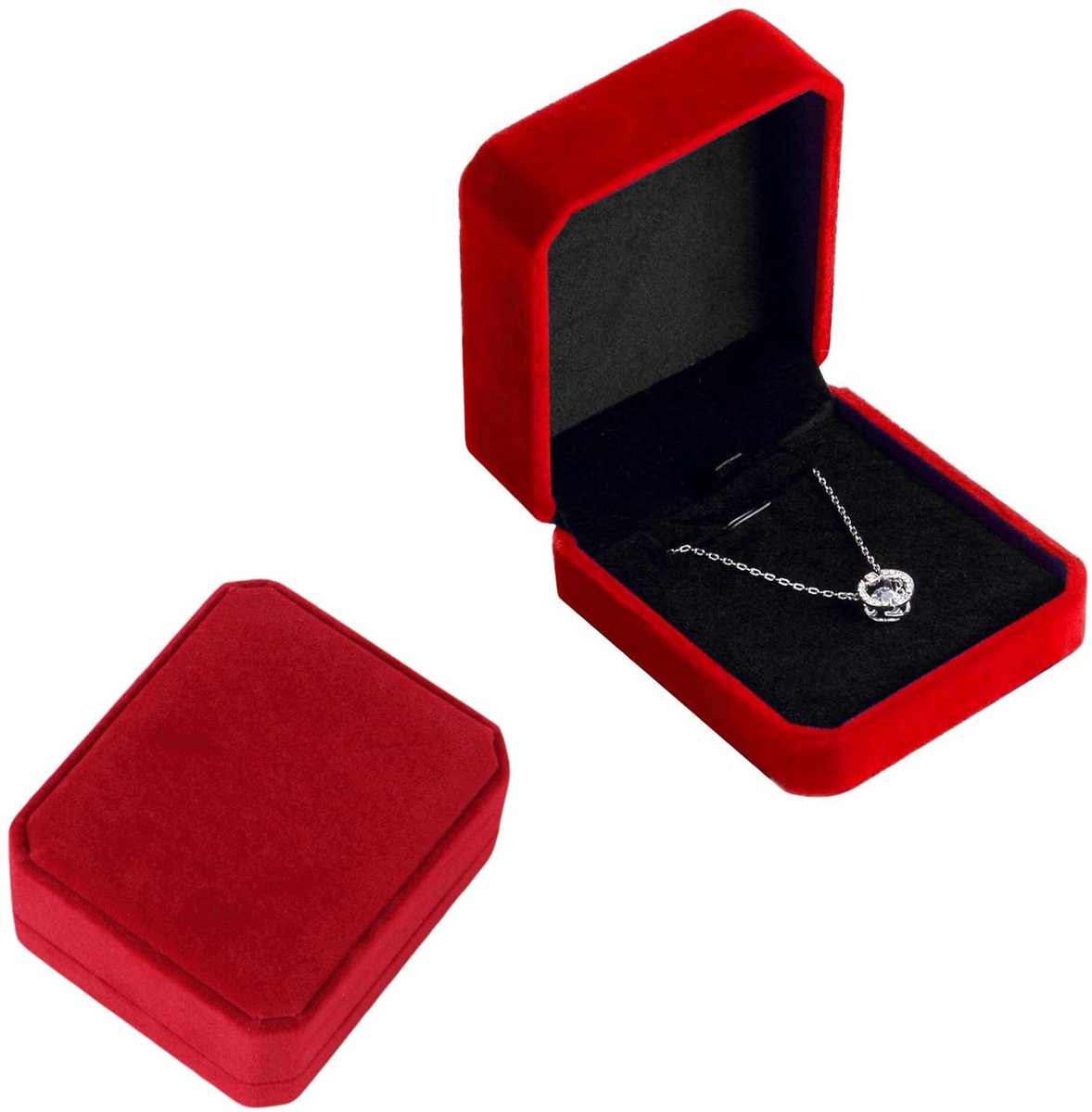 SolidKeus - Velvet Ring Box voor Sieraden en Trouwringen
