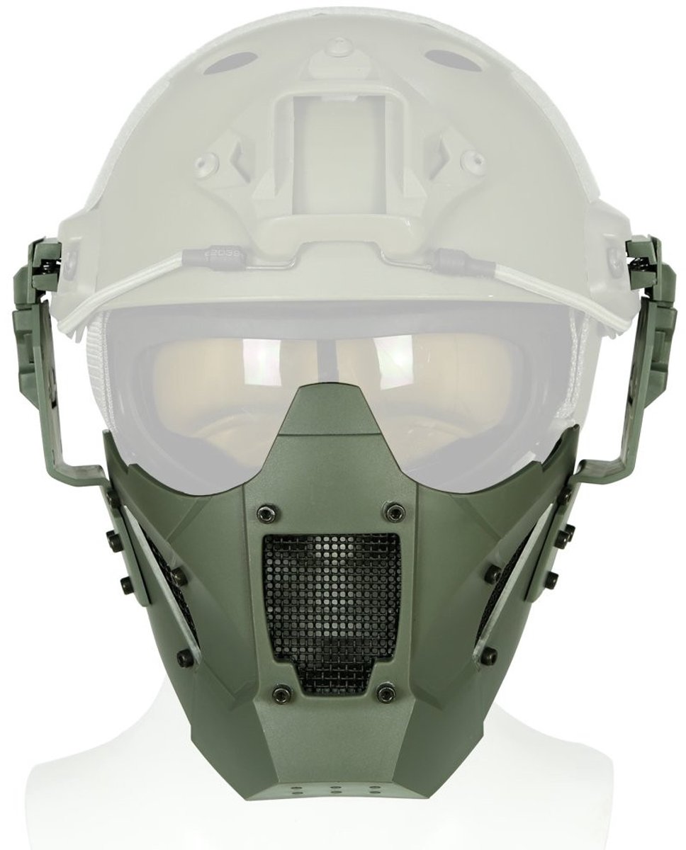SolidKeus - Tactisch Half Gezichtsmasker van Metaal