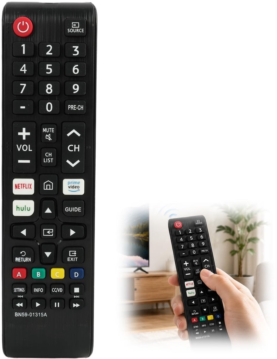 SolidKeus - Vervangende Afstandsbediening voor Samsung Smart LED TV