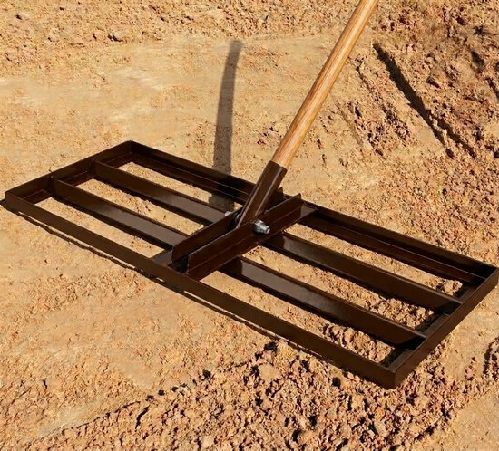 Handmatige Nivelleerhark voor Tuin, Zand en Grond — afbeelding 4