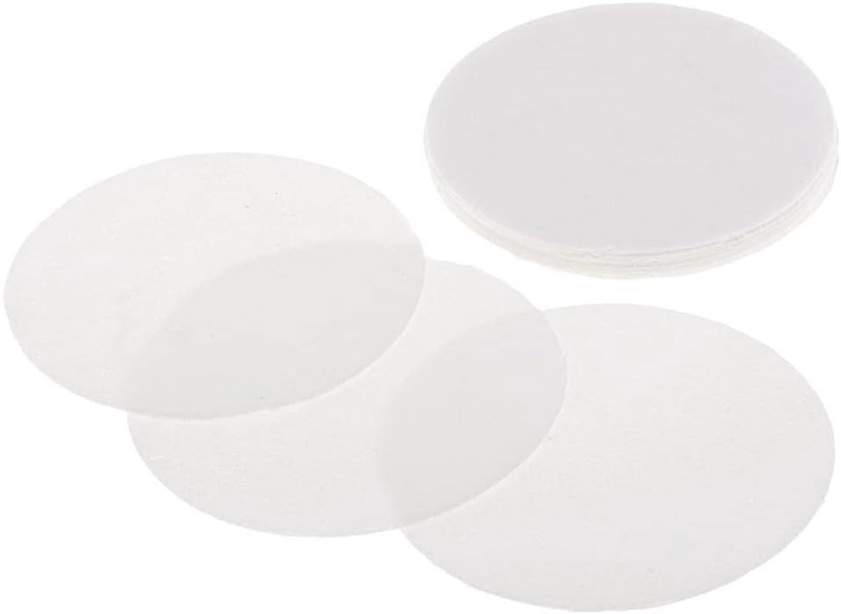 Glas smeltpapier 10 stuks Keramisch vezelpapier rond voor magnetronoven