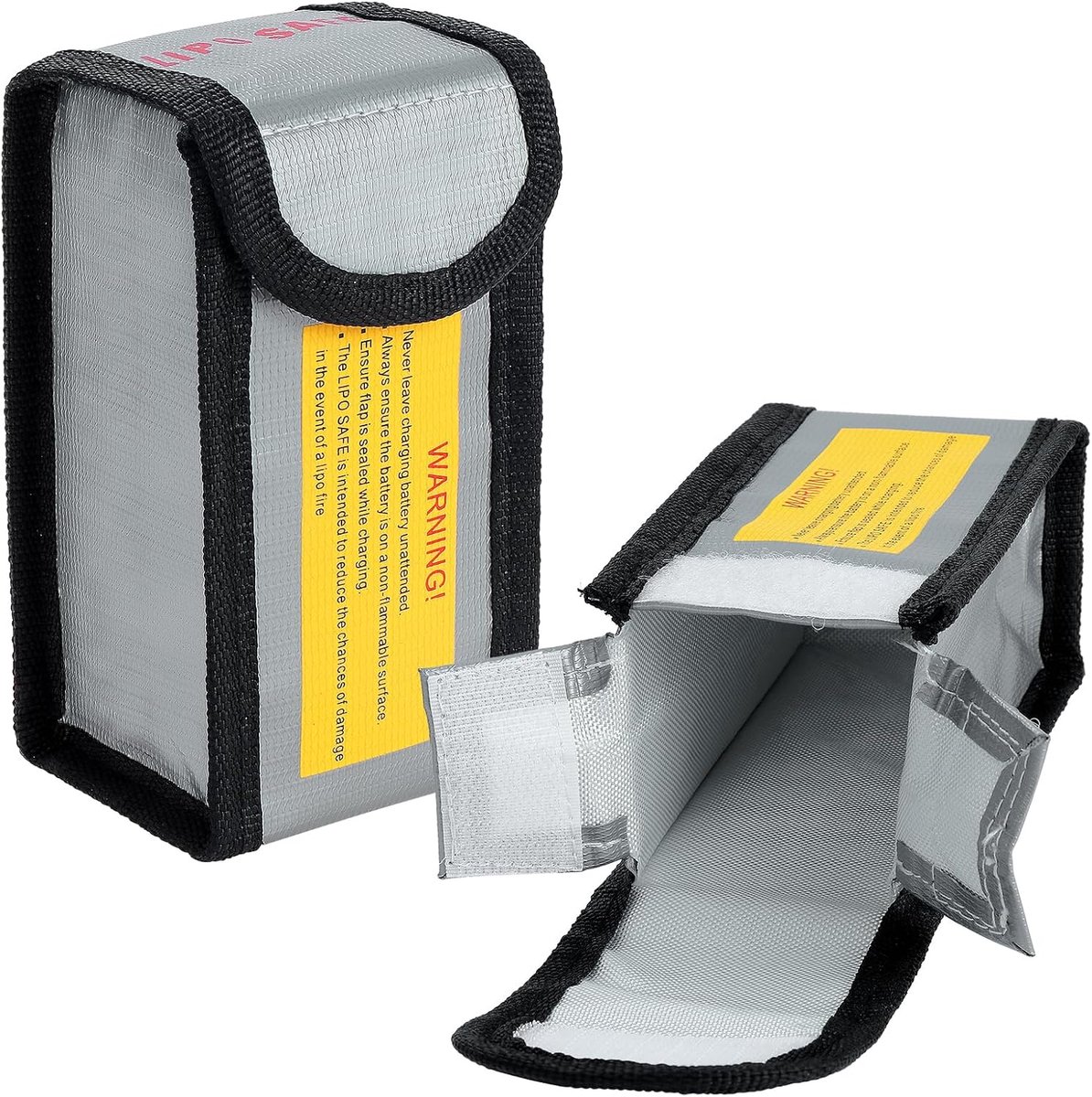 2-delige LiPo-batterijveilige tas, LiPo-batterij tas, vuurvaste veiligheidsbeschermingstas, LiPo-batterij tas, vuurvaste explosieveilige batterijveilige tas voor opladen