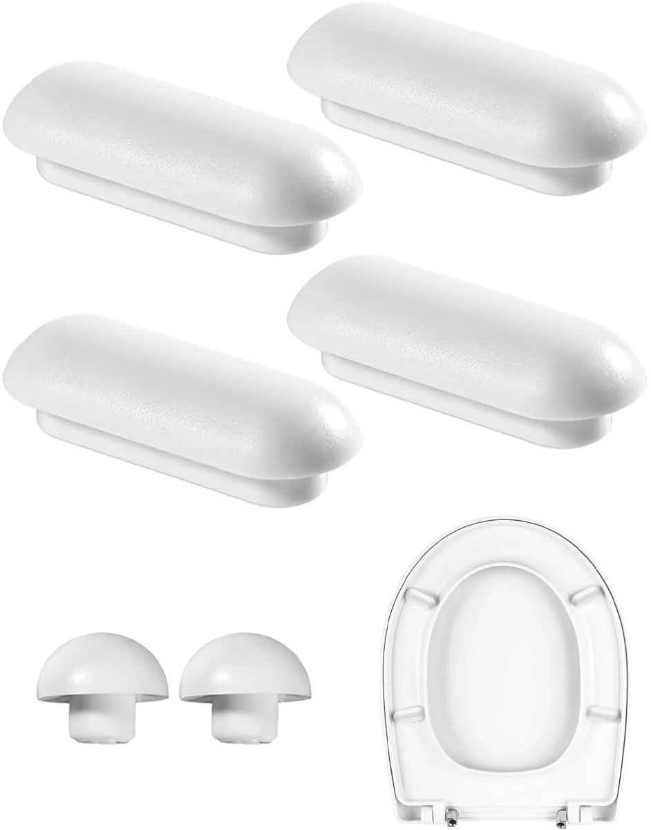 SolidKeus - Set van 6 Toiletzitting Buffers