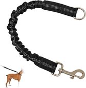 Schokdemper voor hondenriem, hondentrainingslijn, hondenleidlijn, bungeelijn voor honden, fietslijn voor honden, lijnverlenging, reflecterend voor wandelingen, hondentraining, joggen, fietsen